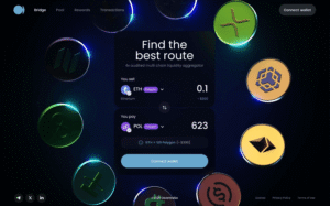 Crypto exchange app interface and digital trading platform design showcased in the Net Clever Solutions portfolio