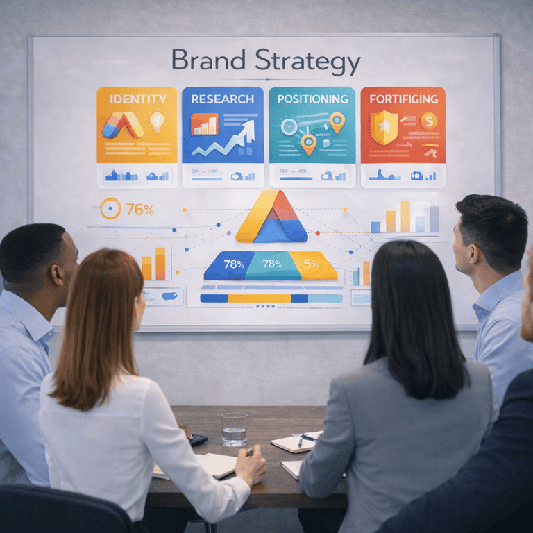 NCS team working on brand strategy for clients in washington dc