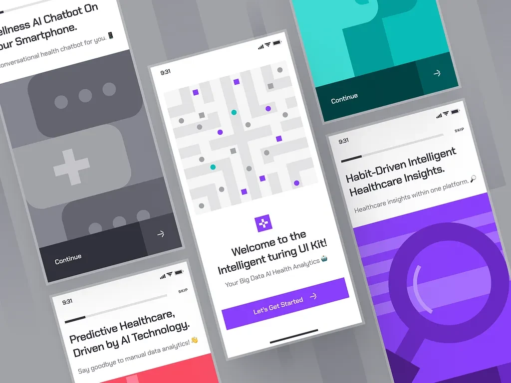 Smart healthcare mobile application design with artificial intelligence features for medical data visualization and user interaction