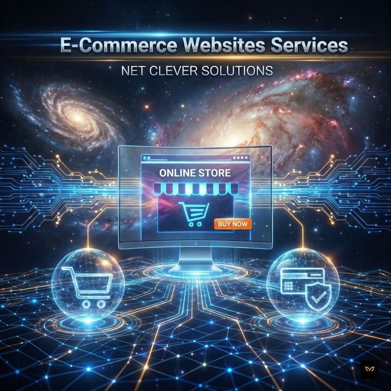 E-commerce website services focused on conversion optimization, scalable architecture, and seamless online shopping experience