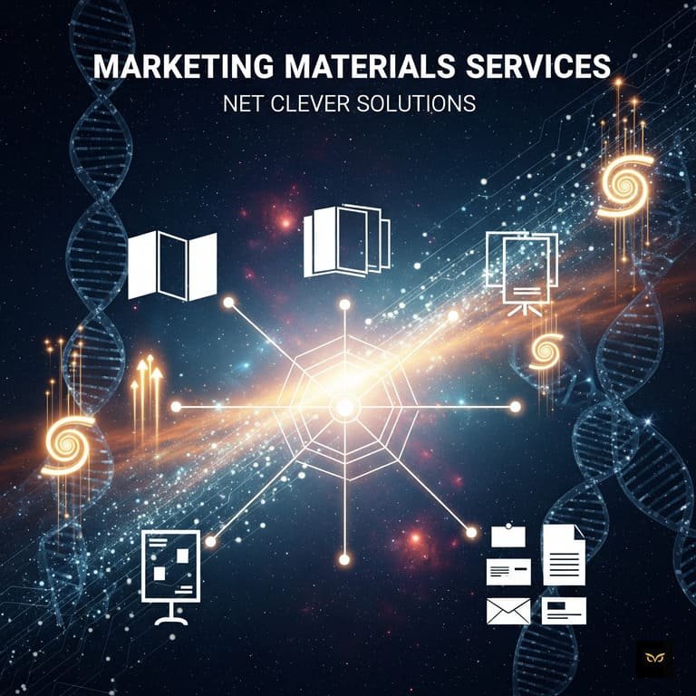 Marketing materials services focused on strategic brand communication and sales-driven design assets