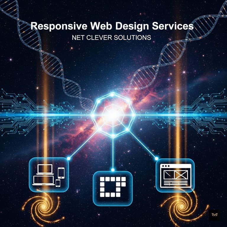 Responsive web design services focused on cross-device performance, usability, and seamless brand experience