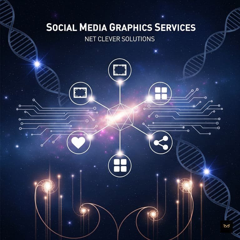 Social media graphics services focused on platform-ready visuals, brand consistency, and audience engagement